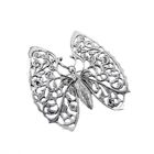 Image 5 of Silver brooch of a butterfly