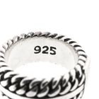Afbeelding 8 van Zilveren Buddha to Buddha Chain Textuur Ring