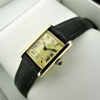 Image 14 of Cartier Tank Vermeil 3 096505; Vintage mechanisch dames horloge