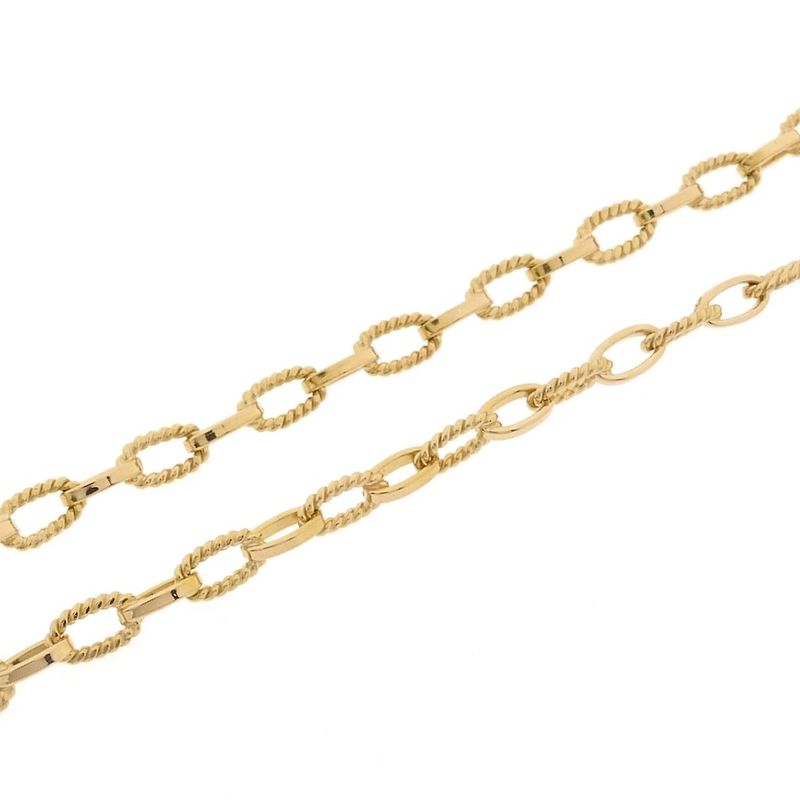 Image 10 of Gold anchor link chain/sautoir