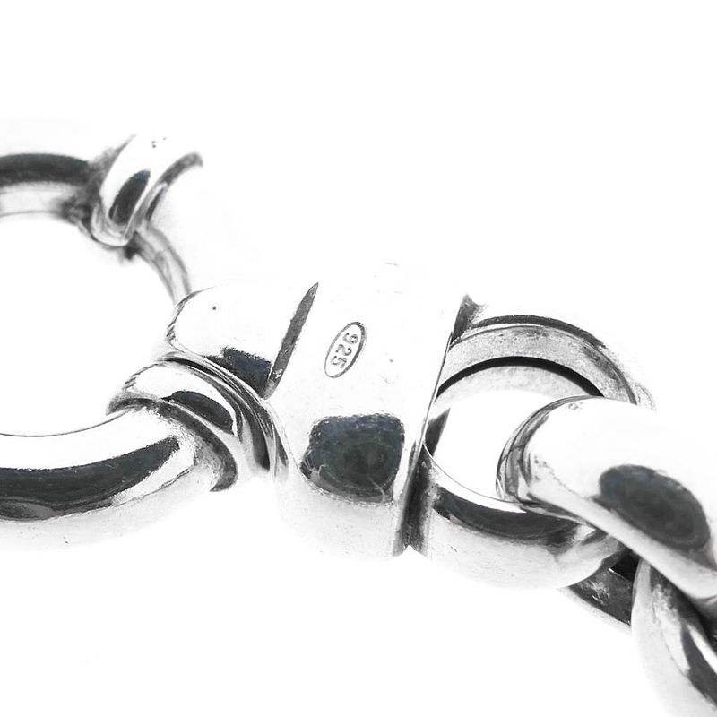 Image 4 of Silver jasseron link necklace