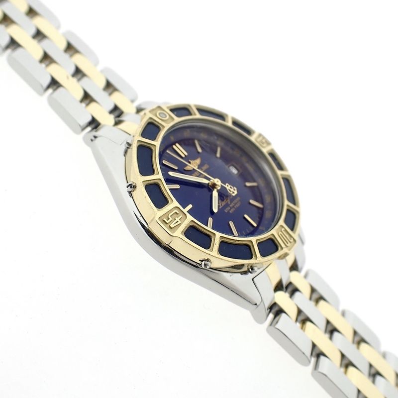 Image 10 of Breitling Lady-J; Gold/steel women's watch