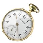 Image 3 of Antique 14k gold IWC pocket watch with box and papers from 1908