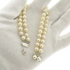 Image 15 of Pearl bracelet with white gold clasp and 0.18 ct. diamond | 20.5 cm