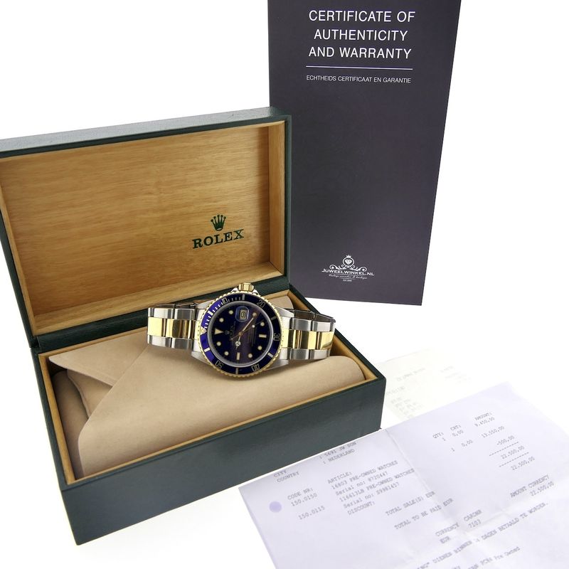 Image 4 of Rolex Submariner 16803; Vintage men's diving watch