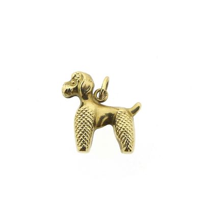 Gold pendant of a dog | Miniature Schnauzer Image 1 of Gold pendant of a dog | Miniature Schnauzer