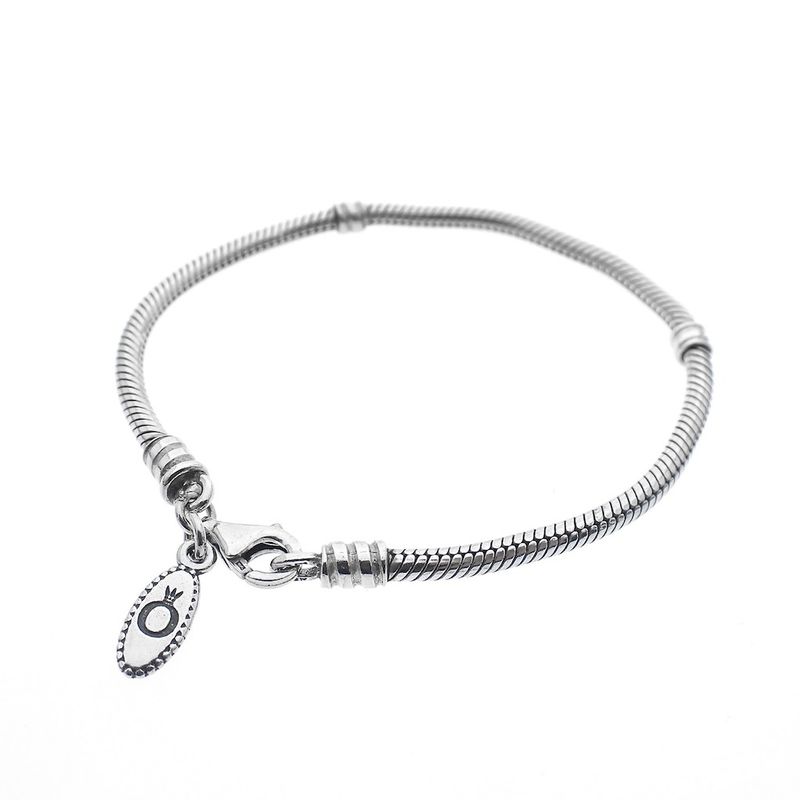 Image 1 of Pandora bracelet; Silver; lobster clasp | 19 cm