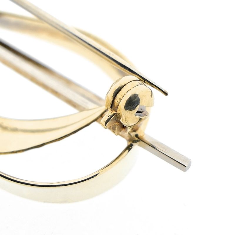 Image 8 of Two-tone fantasy brooch with diamond | 0.05 ct.