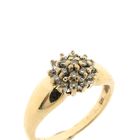 Image 3 of Gold ring pavé set with diamonds | 0.095 ct.