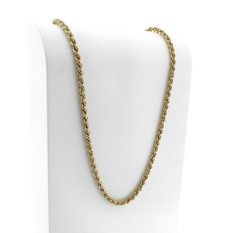 Image 4 of 18K Gold Twisted Link Chain | 61.5 cm
