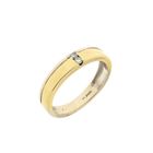 Image 1 of Two-tone gold ring with 0.06 ct. diamond | Jeunesse