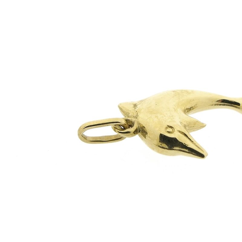 Image 6 of Golden dolphin pendant