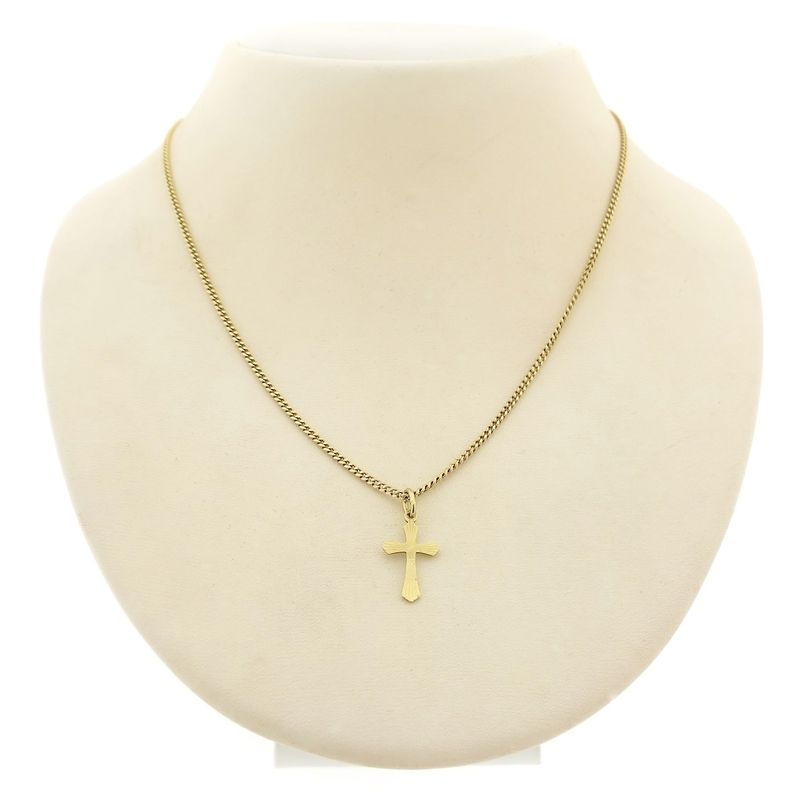 Image 3 of Gold pendant of a cross