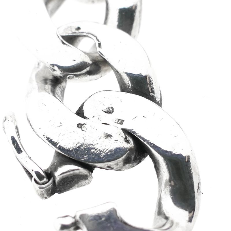 Image 5 of Solid Silver Gourmet Link Bracelet.