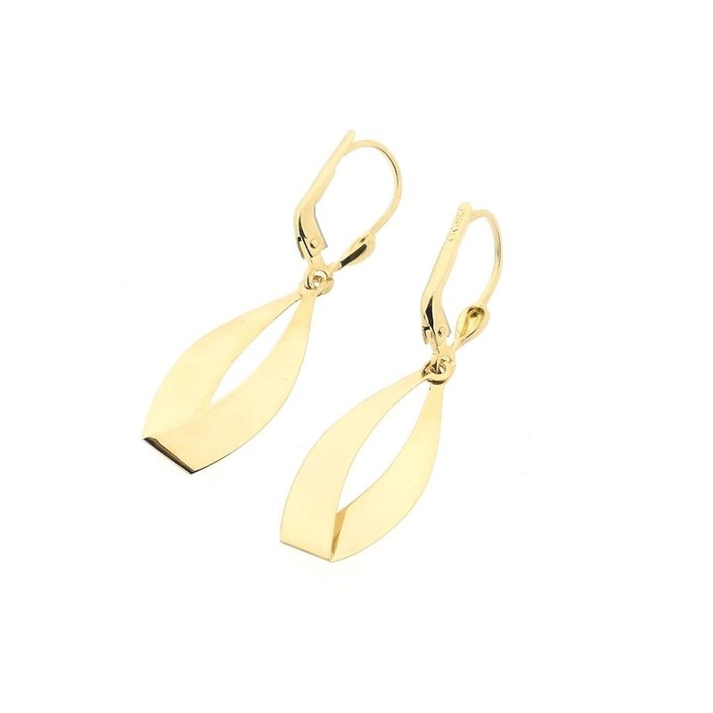 Image 7 of Gold earrings with pattern