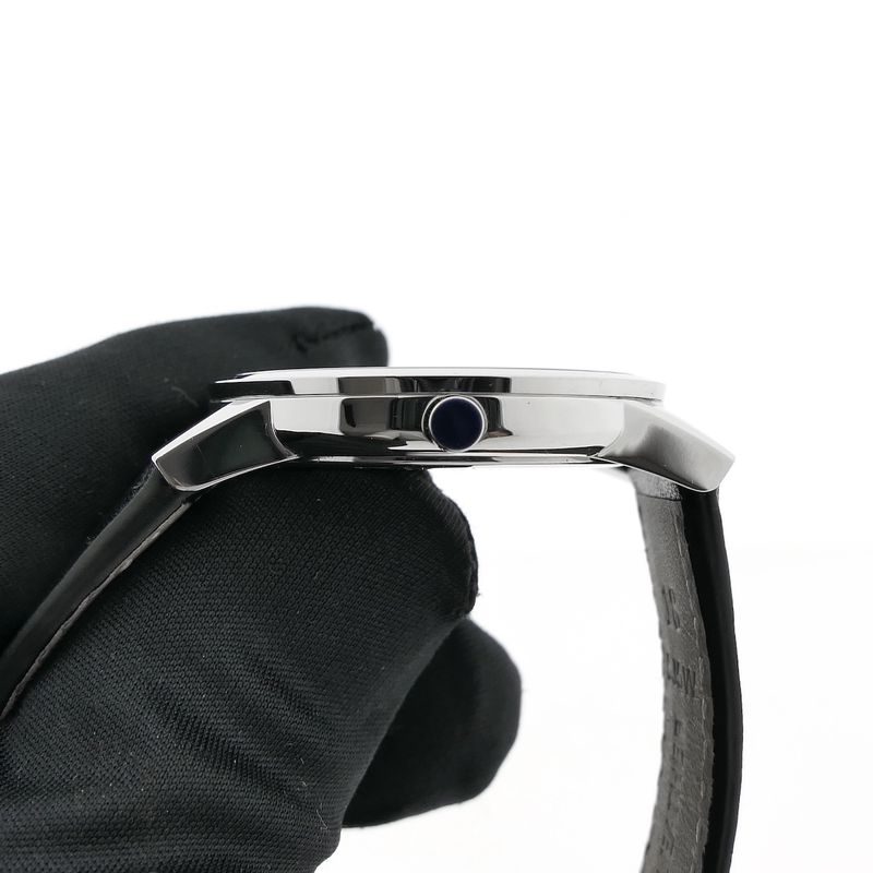 Image 6 of Movado Museum Classic; Steel women's watch with black dial; 0607583