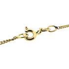 Image 4 of Gold gourmet link chain with garnet