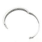 Image 6 of White gold bracelet with diamonds; Size S/M