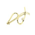 Image 8 of Vintage gold brooch with pearl