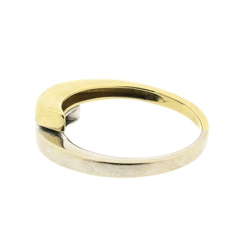 Image 6 of Two-tone gold ladies ring