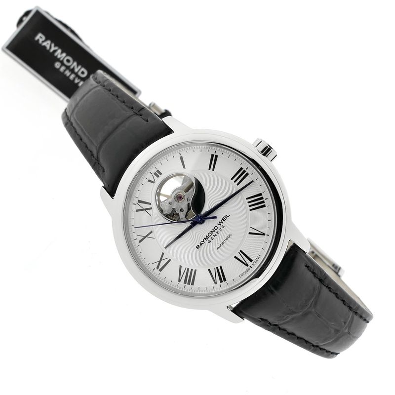 Image 5 of Raymond Weil Maestro 'Open Hearth' 2227-STC-00659; Automatic men's watch