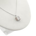 Image 8 of Silver pendant of a card box with cards