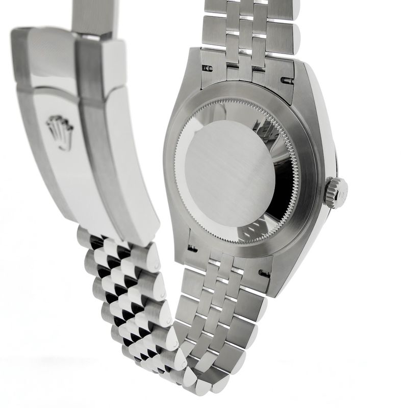 Image 10 of Rolex Datejust 41mm 'Rhodium Diamond Dial' 126334; Automatic men's watch