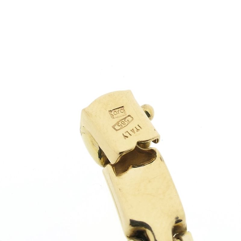 Image 7 of Bicolor gold fantasy link necklace.