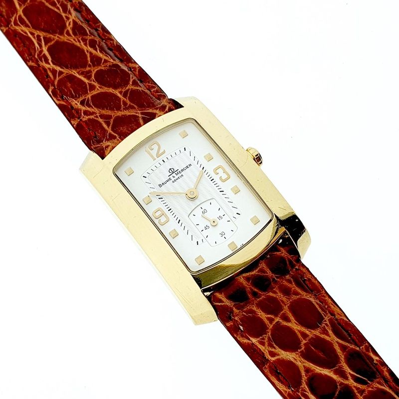 Image 7 of Baume Mercier Hampton; 18k gold watch