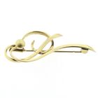 Image 1 of Vintage gold ornate fantasy brooch