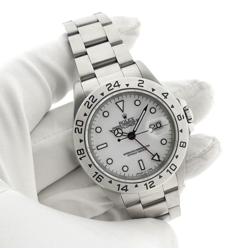 Image 6 of Rolex Explorer II 'Polar' 16570; Automatic men's watch