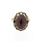 Image 7 of Gold ring with garnet stones | Vintage