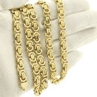 Image 10 of Exclusive long gold flat king chain | 71 cm