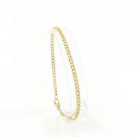 Gold gourmet link bracelet