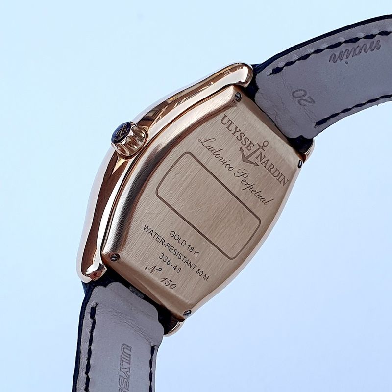 Image 19 of Ulysse Nardin Ludovico; 18k rose gold men's watch with perpetual calendar