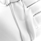 Image 7 of White gold thin anchor link necklace | 42 cm