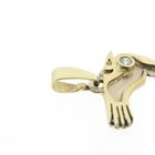Image 4 of Two-tone gold pendant with diamond; Toucan