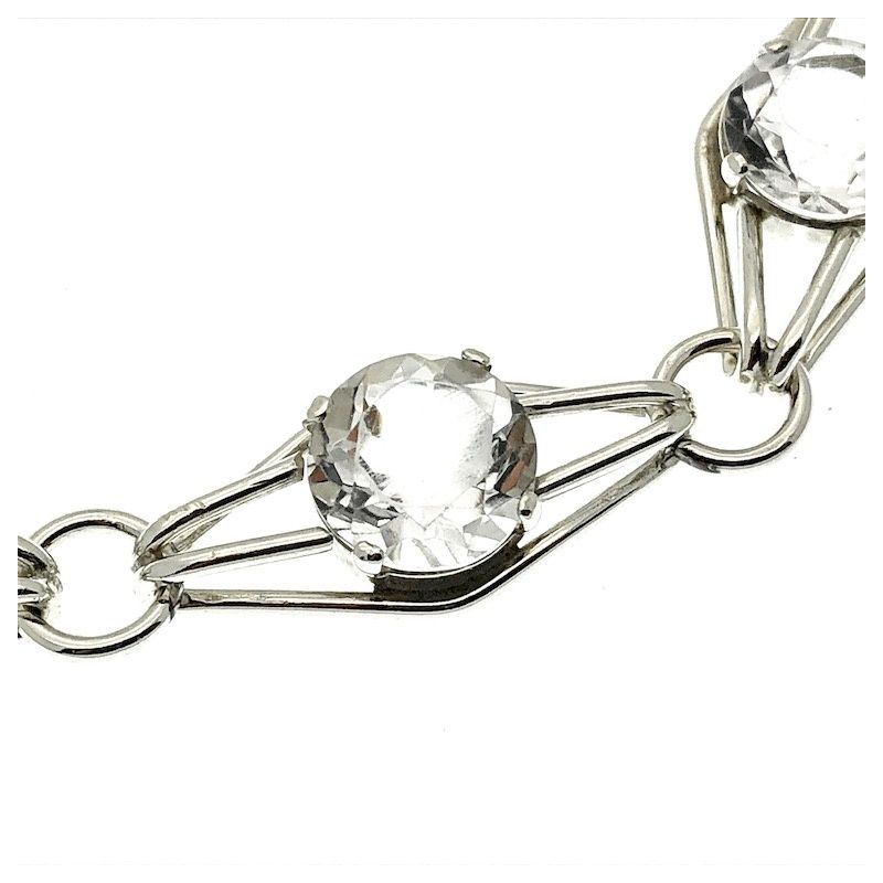 Image 5 of Silver fantasy bracelet set with zirconia stones