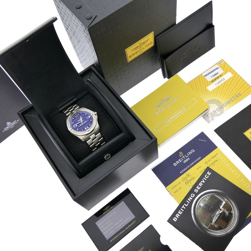 Image 16 of Breitling Aerospace Avantage E79362; Men's pilot's watch