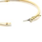 Image 6 of Two-tone gold slave bracelet; Size M/L
