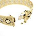 Image 4 of Two-tone gold woven fantasy bracelet