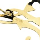 Image 4 of Gold letter brooch; letter H