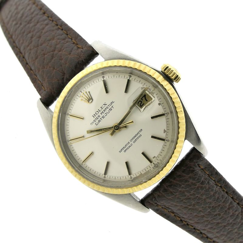 Image 13 of Rolex Datejust 1601; Vintage men's watch from 1967
