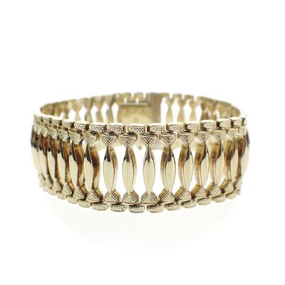 Gold fantasy link bracelet Image 1 of Gold fantasy link bracelet