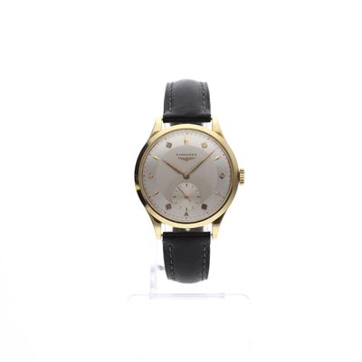 Image 1 of Longines Classic ref. 6055; Vintage 18k gold watch from 1958