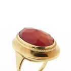 Image 3 of Gold ring with carnelian | Vintage