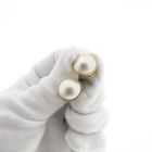Image 7 of Gold pearl clip-on earrings