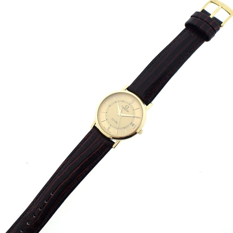 Image 3 of Omega De Ville Prestige; 18k gold men's watch