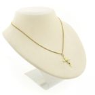 Image 4 of Gold pendant of a cross with corpus | INRI