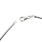 Image 6 of White gold omega link necklace